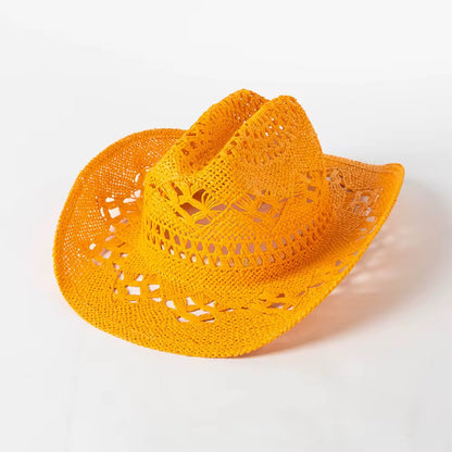 Spring Hand Woven Cowboy Straw Hat