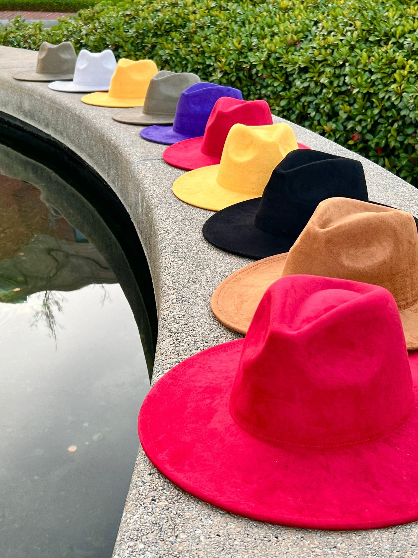 Premium Suede lux Fedora-no band