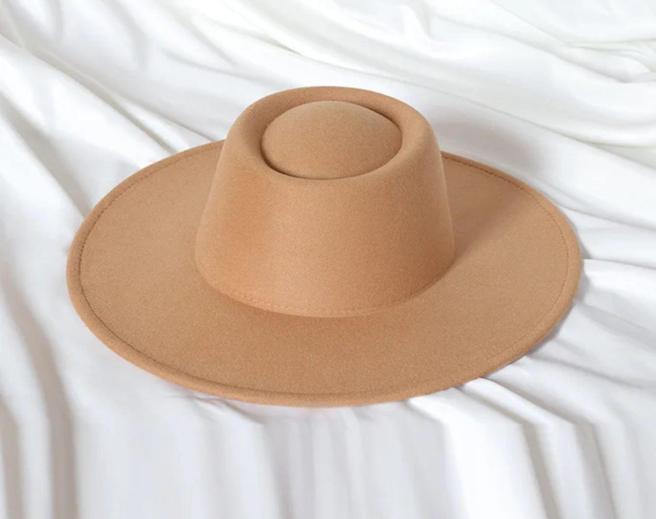 Round Wide Brim Fedora