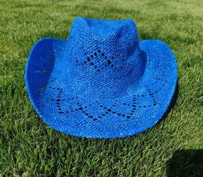Hand Woven Straw Cowboy Hat