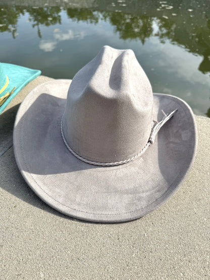 Premium Suede pinched Cowboy Hat