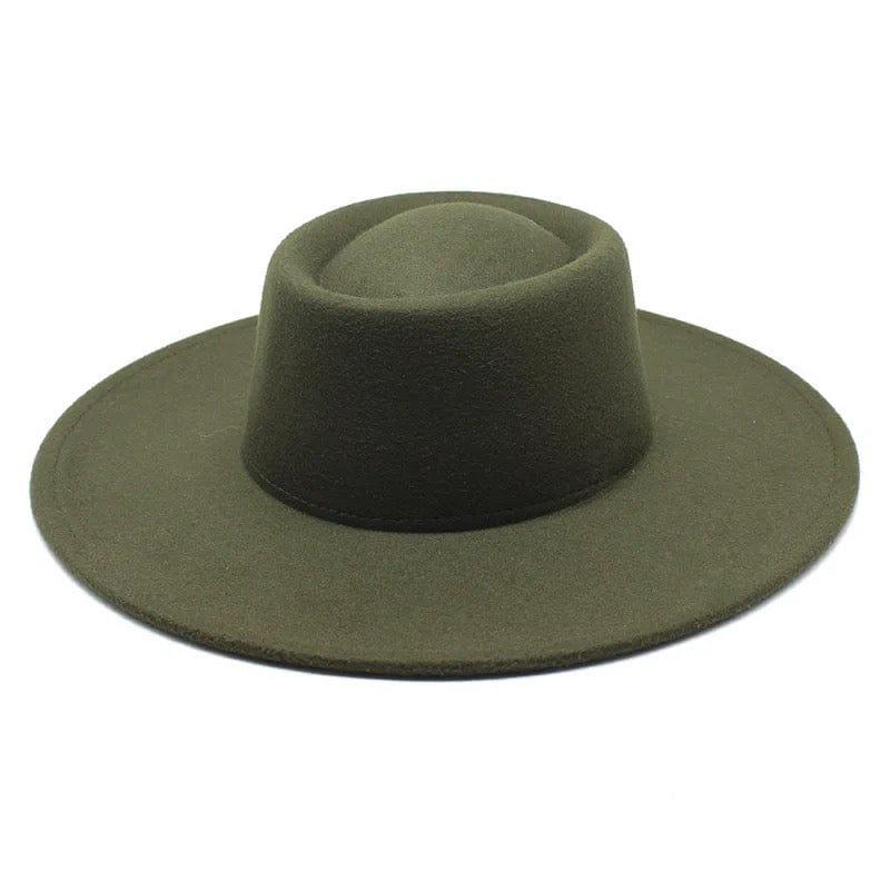 Round Wide Brim Fedora