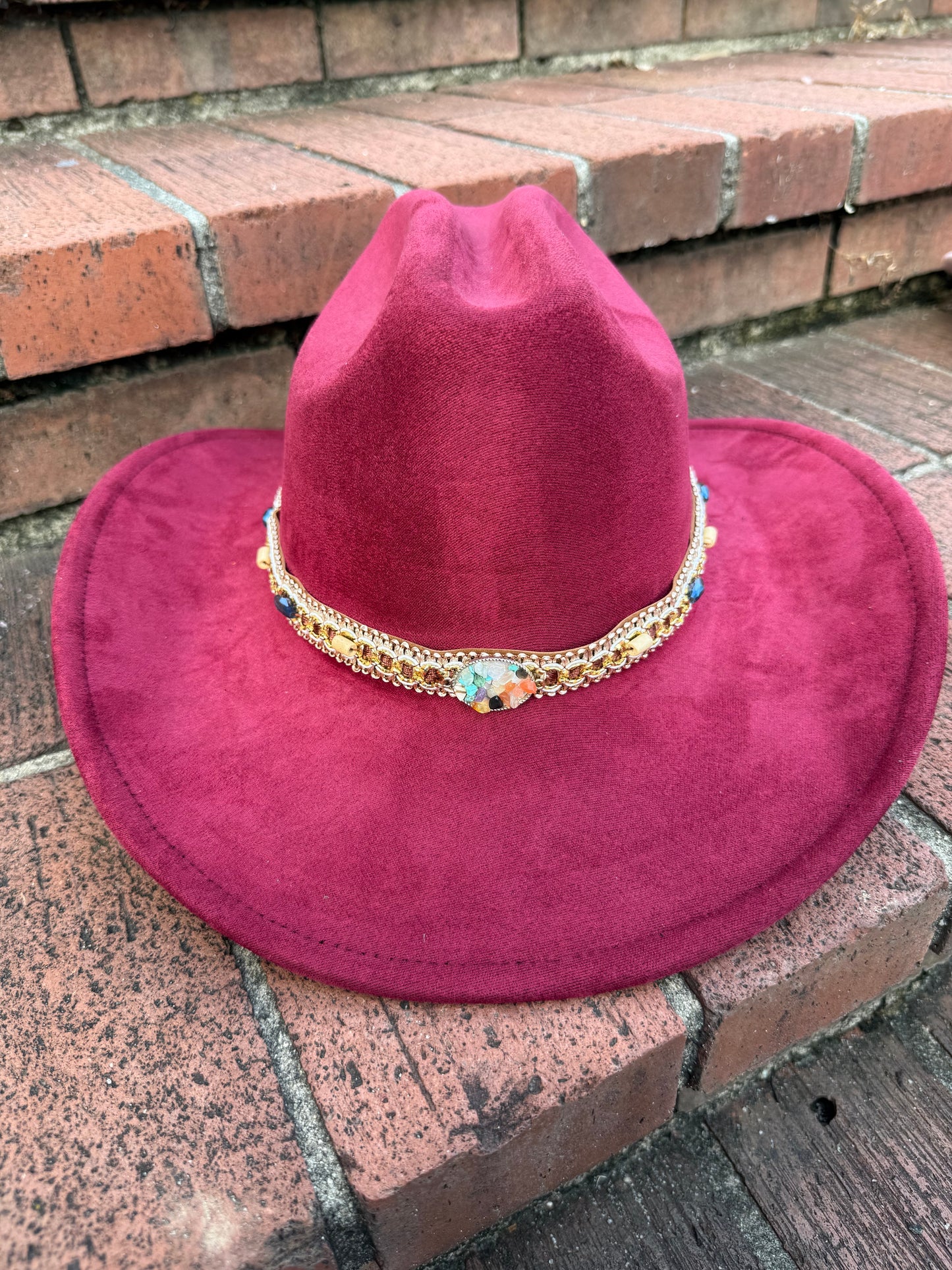 Premium Rock-me Suede pinched Cowboy Hat