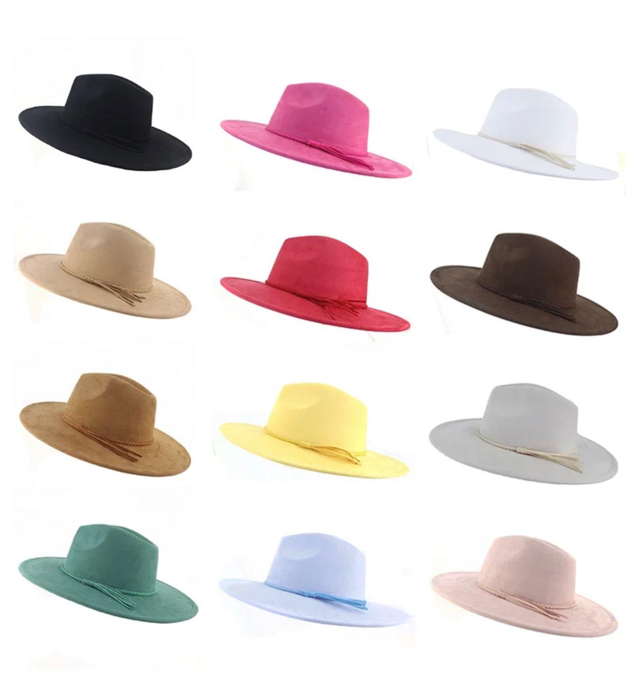 Premium Vegan Suede Fedora