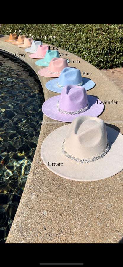 Raw diamond Vegan Fedora