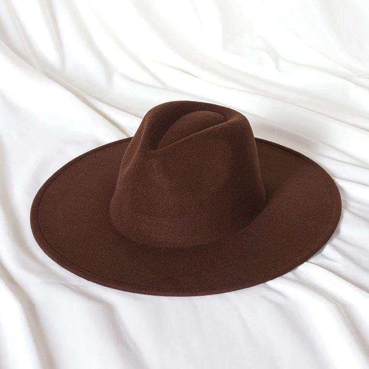 Wide Brim Stiff Fedora