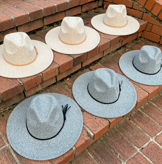 Wide Brim Stiff Fedora