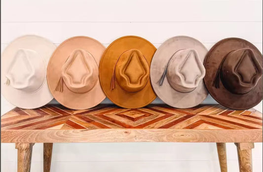 Arrowhead Widebrim Vegan Fedora Hat - AccessorizmeeWholesale