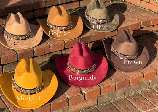 At Dusk Suede Cowboy Hat - AccessorizmeeWholesale