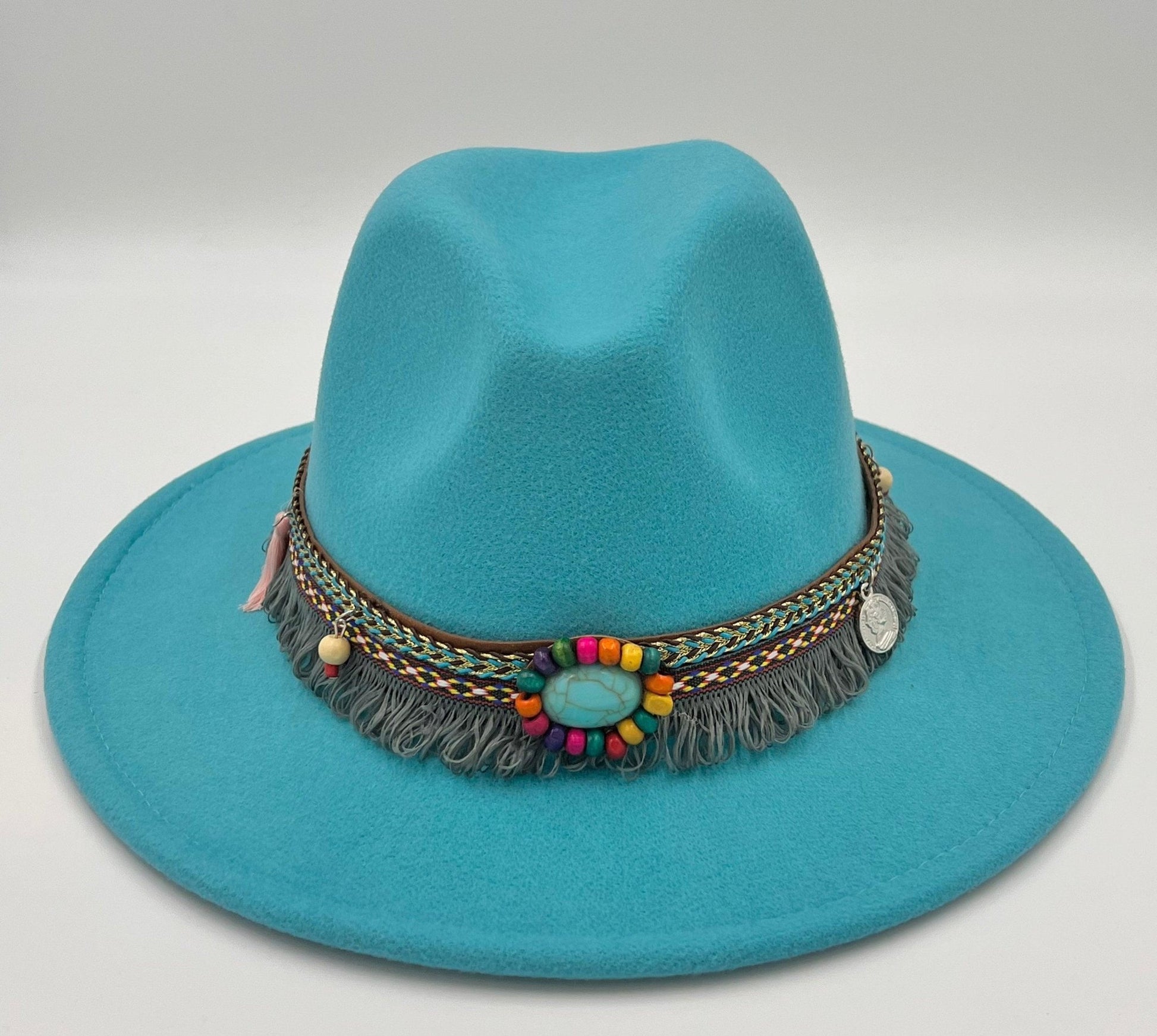 Boho Stiff Fedora - AccessorizmeeWholesale