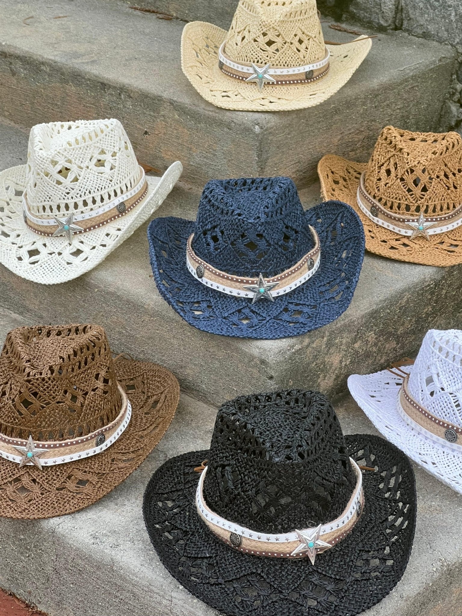 Cowboy Spring Straw hat - AccessorizmeeWholesale
