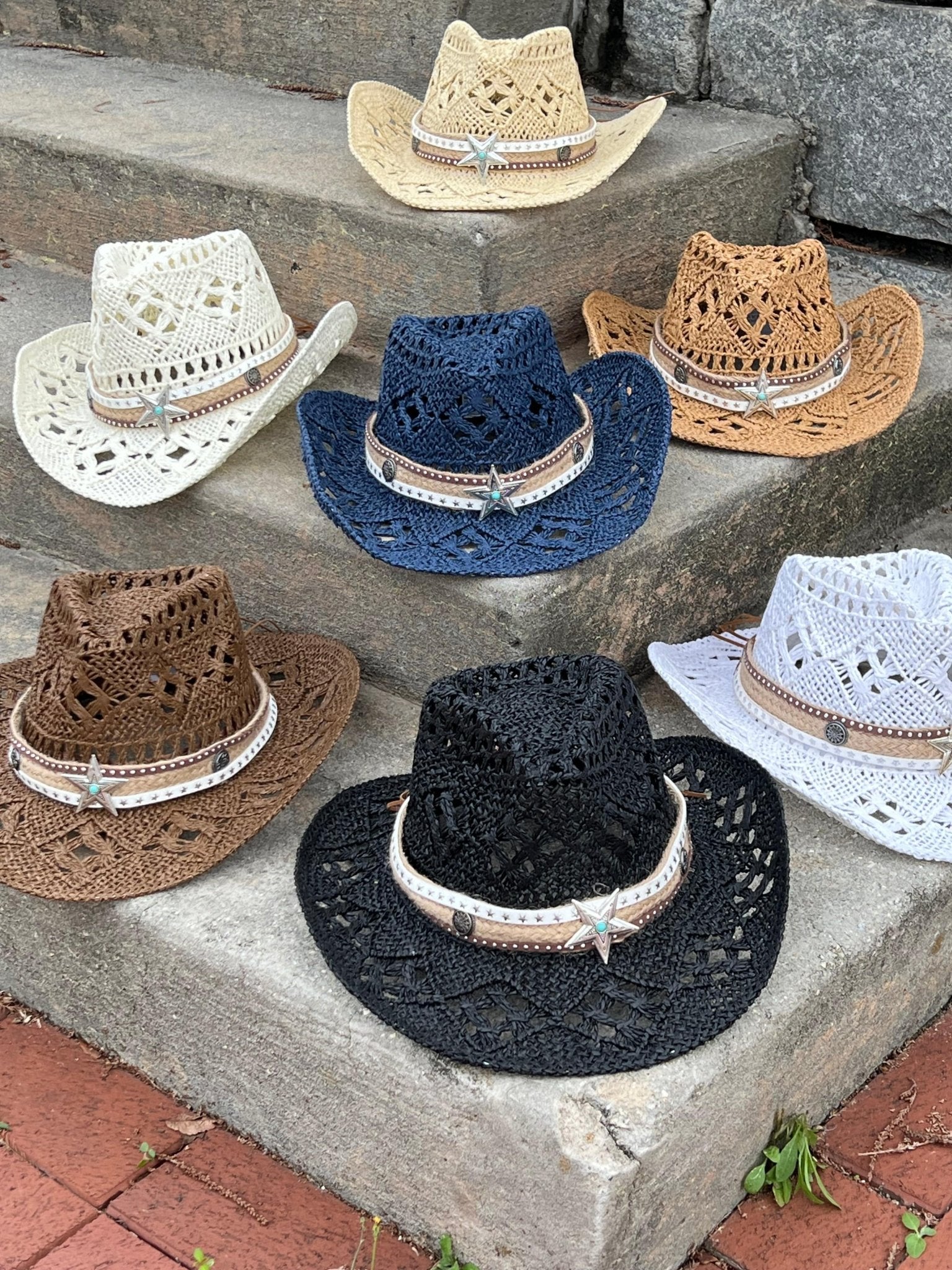 Cowboy Spring Straw hat - AccessorizmeeWholesale