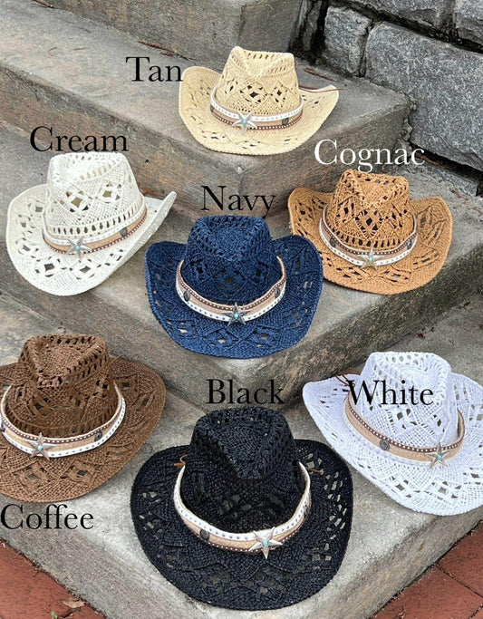 Cowboy Spring Straw hat - AccessorizmeeWholesale