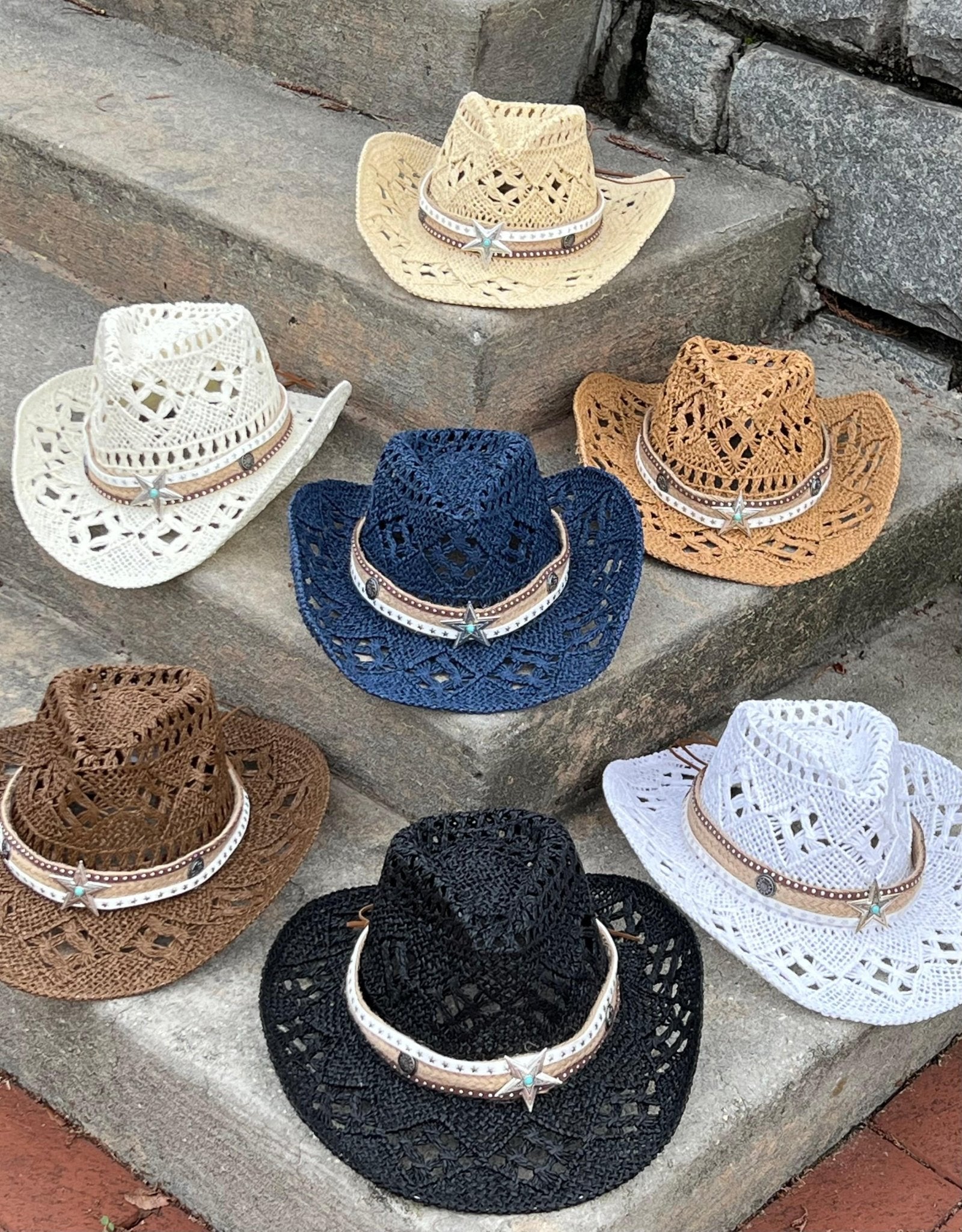 Cowboy Spring Straw hat - AccessorizmeeWholesale