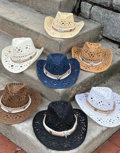 Cowboy Spring Straw hat - AccessorizmeeWholesale