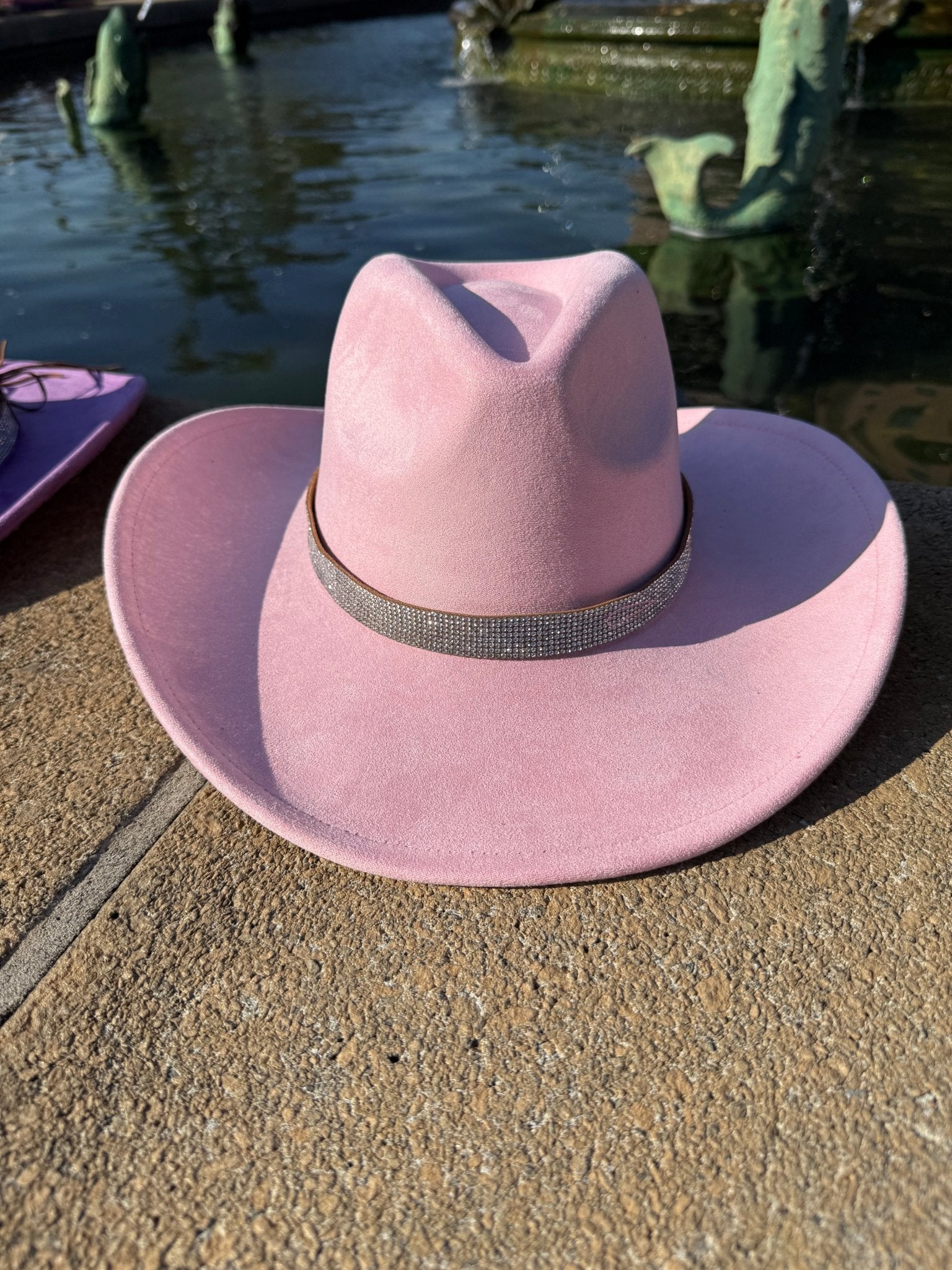 Diamond Suede Cowboy Hat - AccessorizmeeWholesale