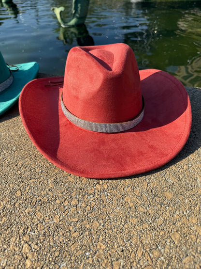 Diamond Suede Cowboy Hat - AccessorizmeeWholesale