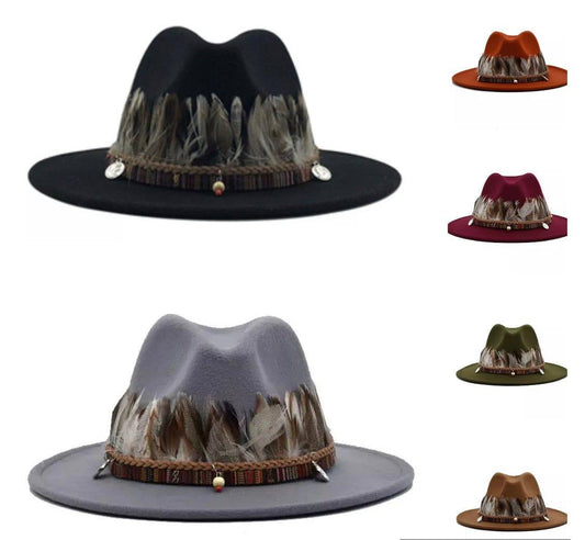Exotic Fedora Hat - AccessorizmeeWholesale