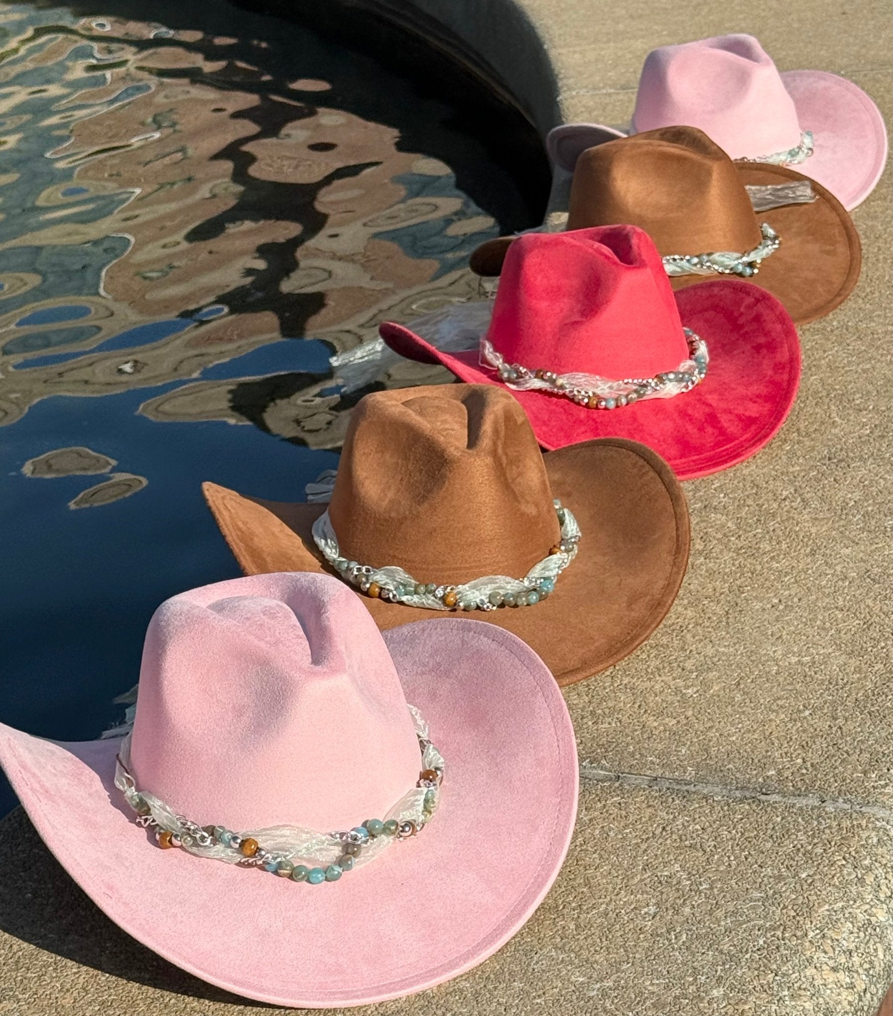 Fairy Suede Cowboy Hat - AccessorizmeeWholesale
