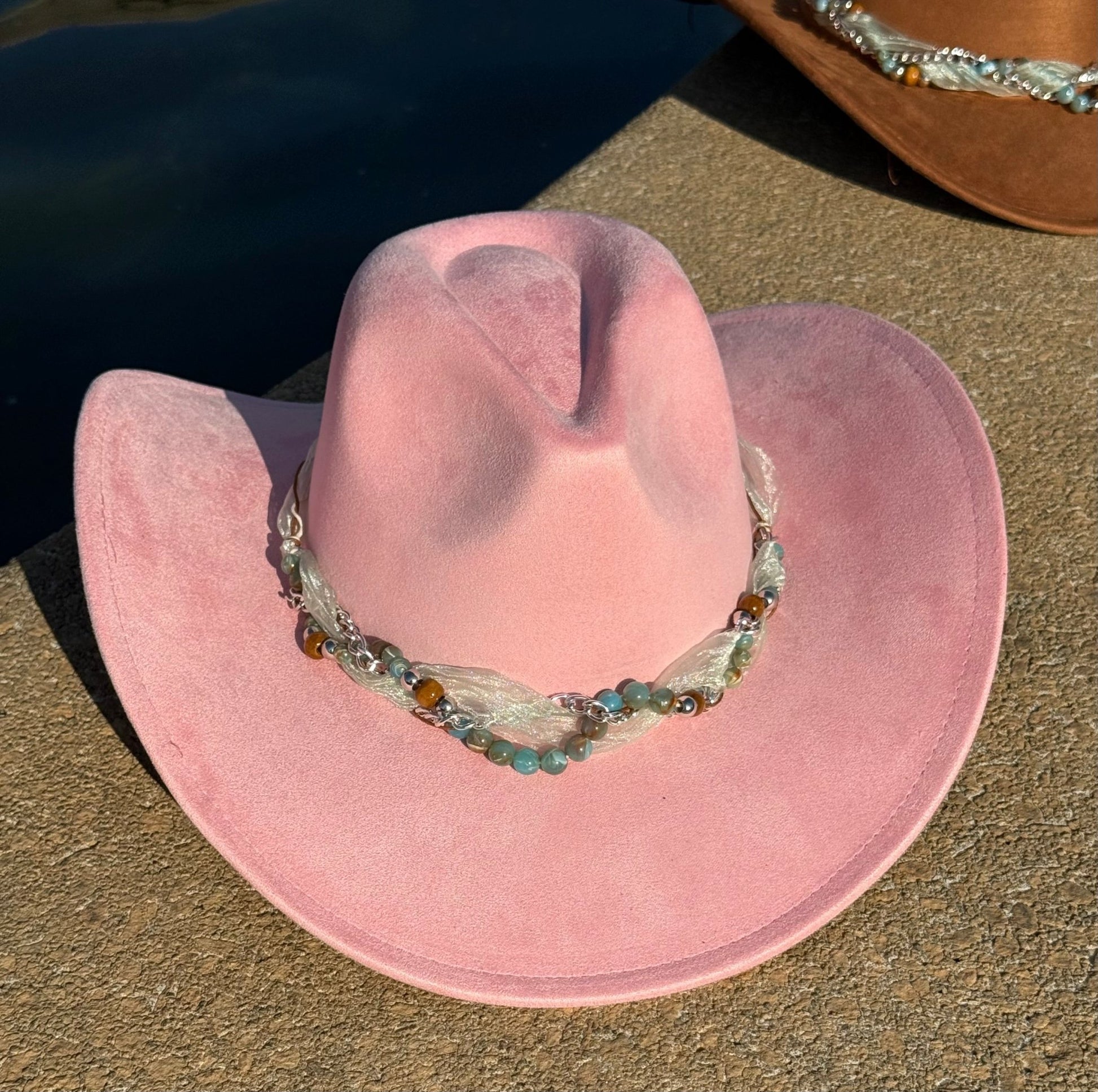 Fairy Suede Cowboy Hat - AccessorizmeeWholesale
