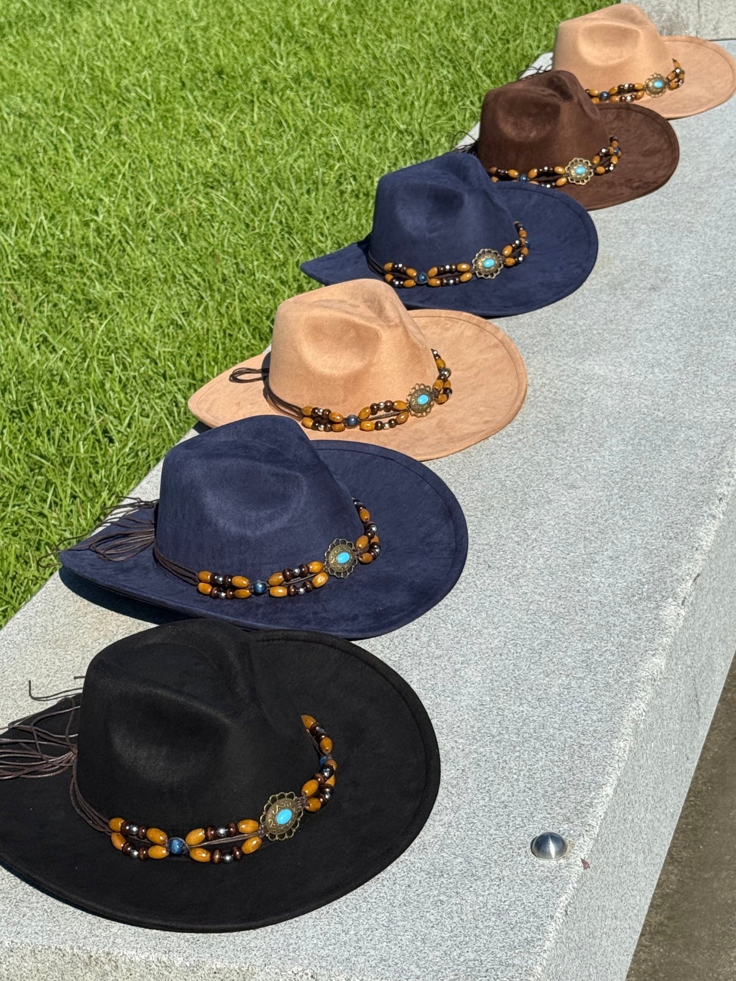 Fallen Suede Cowboy Hat - AccessorizmeeWholesale