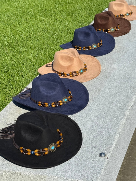 Fallen Suede Cowboy Hat - AccessorizmeeWholesale