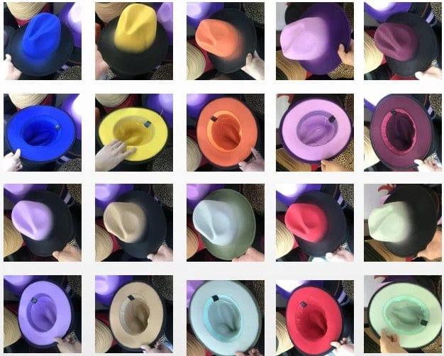 Gradient Stiff Fedora (no chain) - AccessorizmeeWholesale