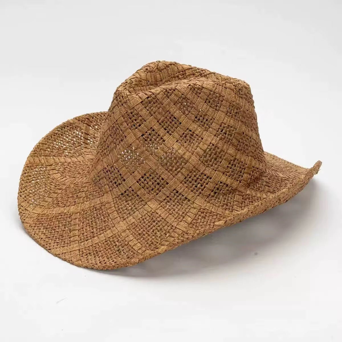 Hand Woven Straw Cowboy Hat - AccessorizmeeWholesale