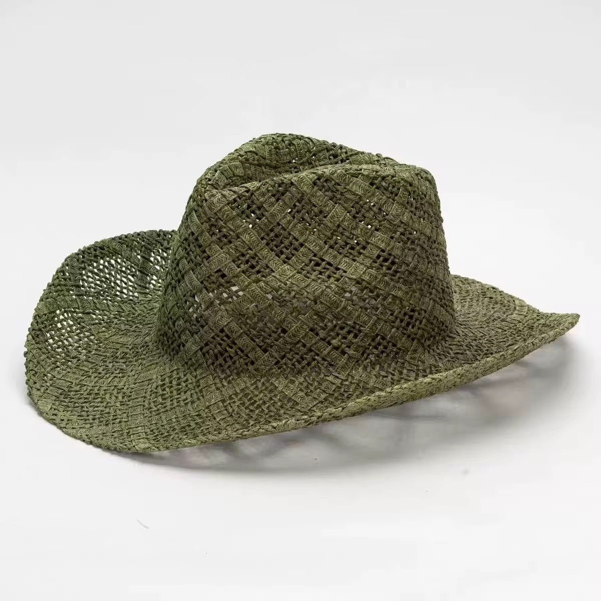 Hand Woven Straw Cowboy Hat - AccessorizmeeWholesale