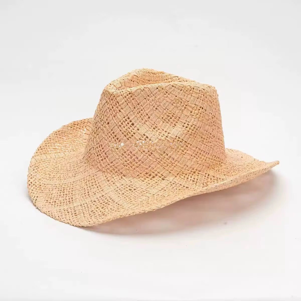 Hand Woven Straw Cowboy Hat - AccessorizmeeWholesale
