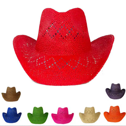 Hand Woven Straw Cowboy Hat - AccessorizmeeWholesale