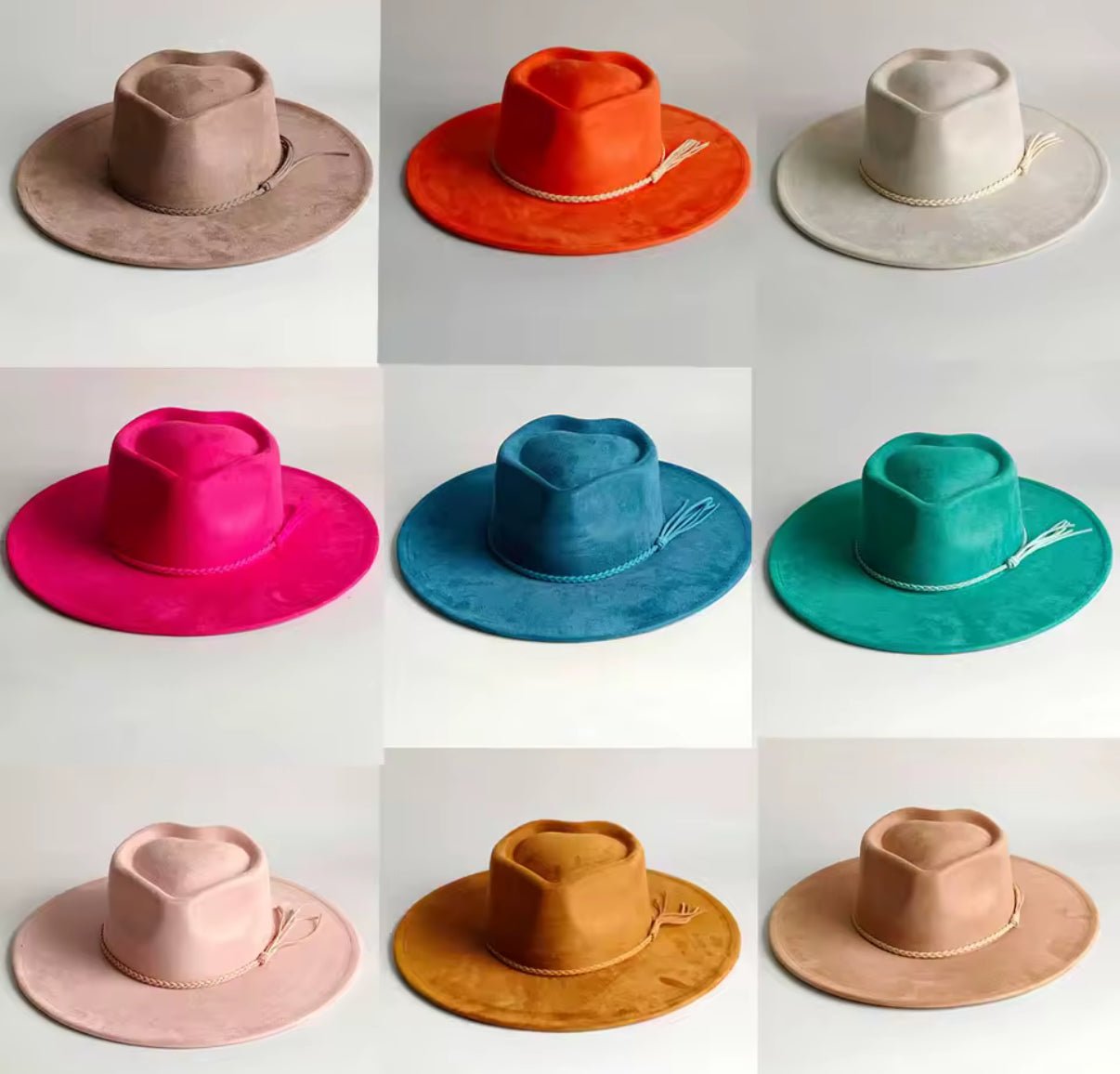 Heart Widebrim Vegan Fedora Hat - AccessorizmeeWholesale