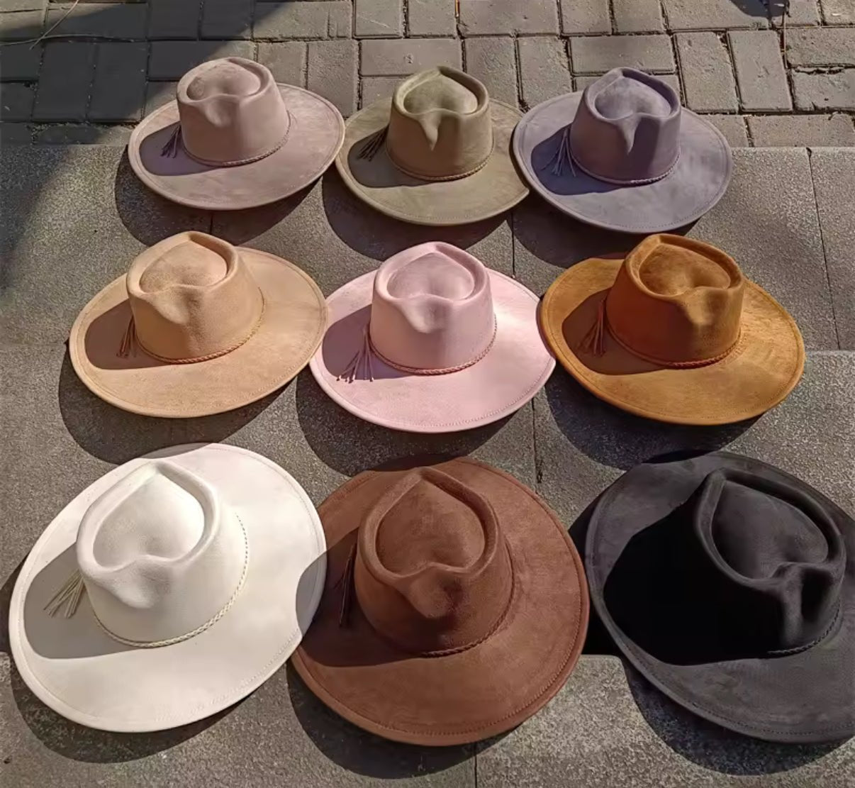 Heart Widebrim Vegan Fedora Hat - AccessorizmeeWholesale
