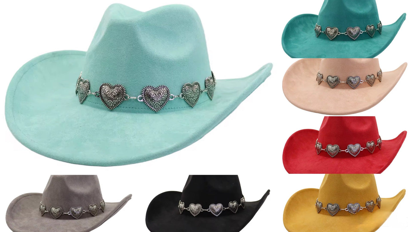 Heartbreaking Suede Cowboy Hat - AccessorizmeeWholesale
