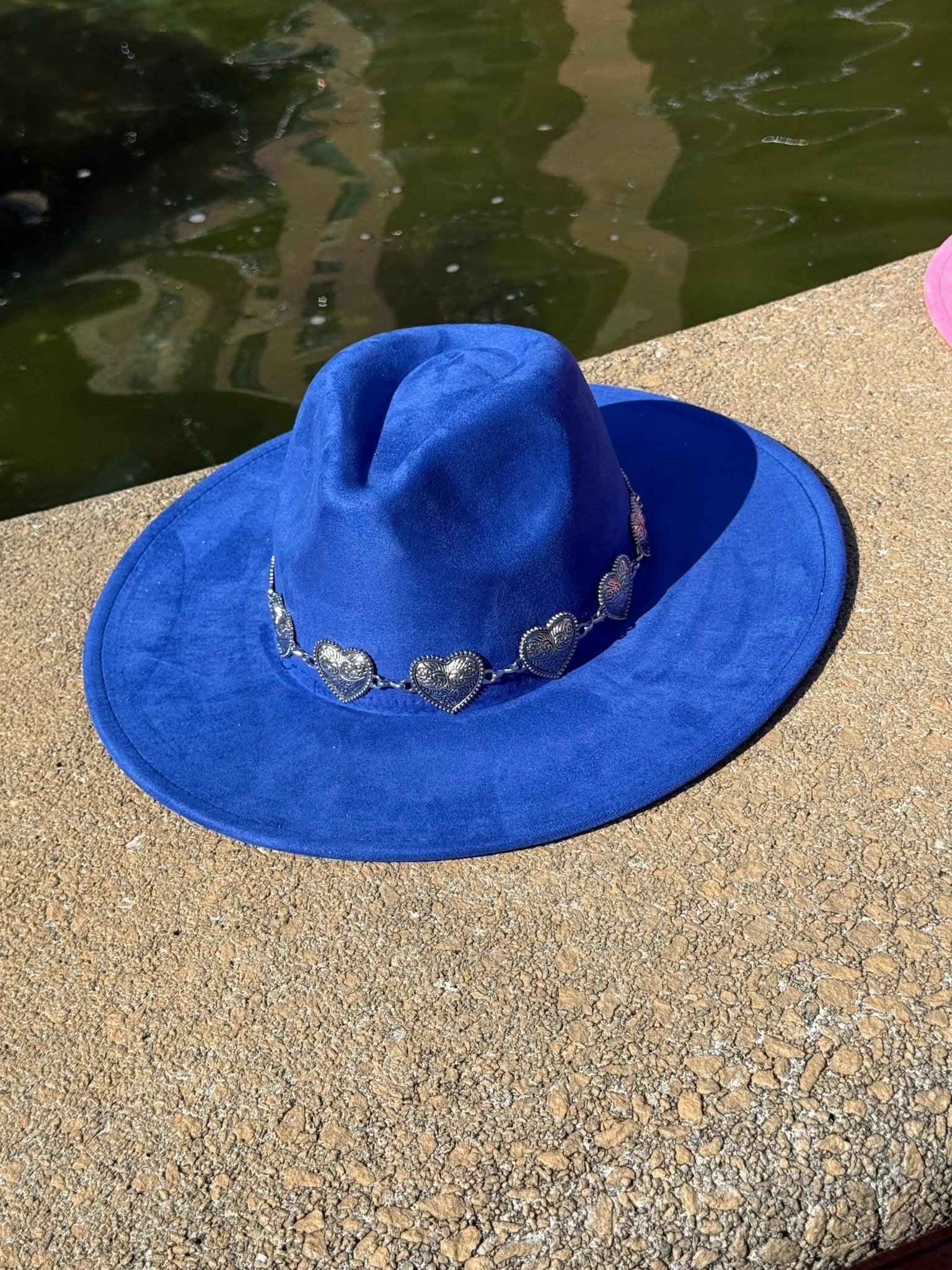 Hearted Vegan Suede Hat Blank, Hat for Burning, Hat Pyrography, Fedora Hat, Wide Brim Hat, Hat for Engraving - AccessorizmeeWholesale