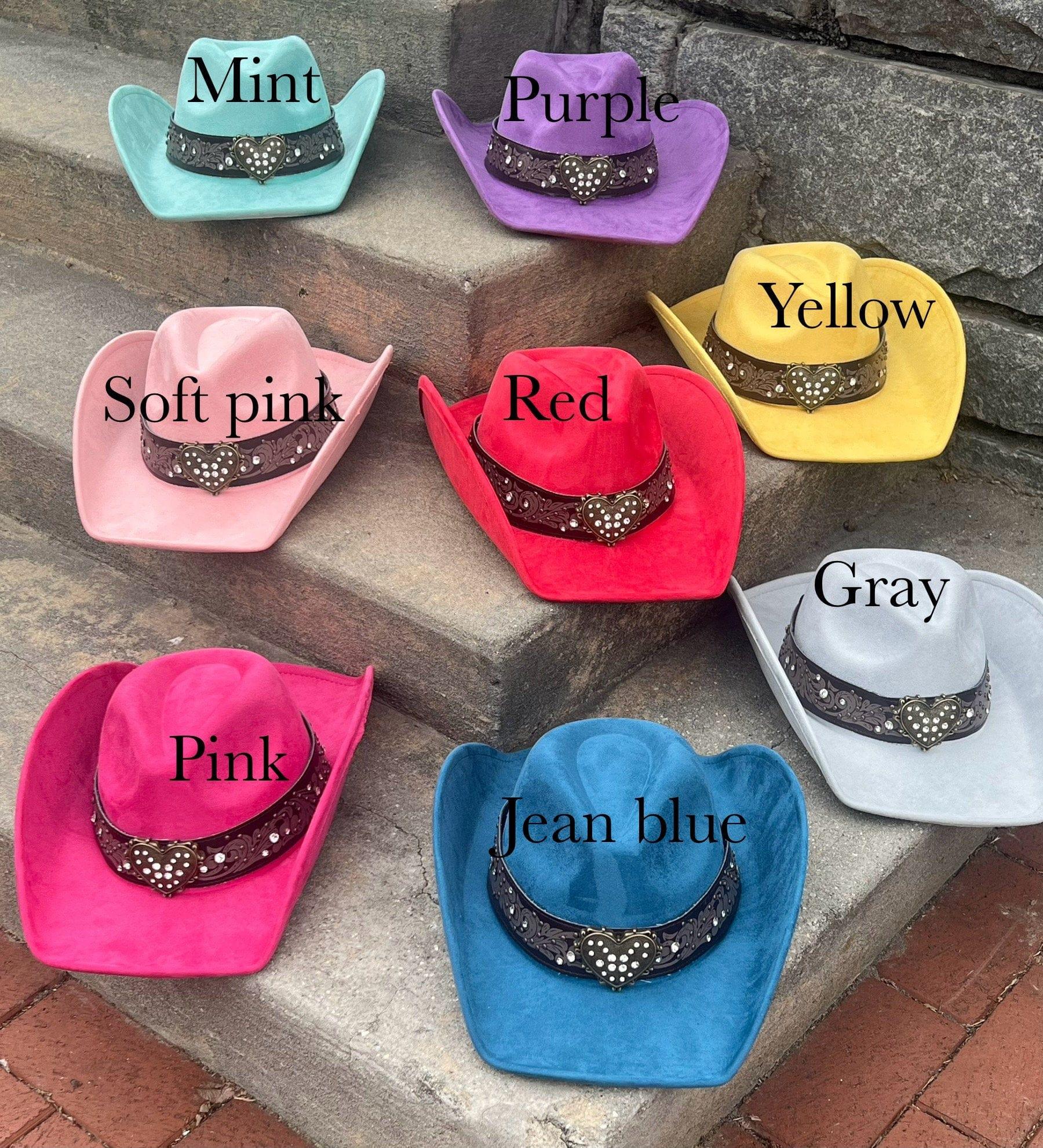 Heartless Suede Cowboy Hat - AccessorizmeeWholesale