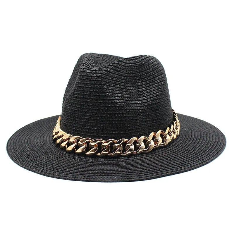 light Weight Straw chain Hat