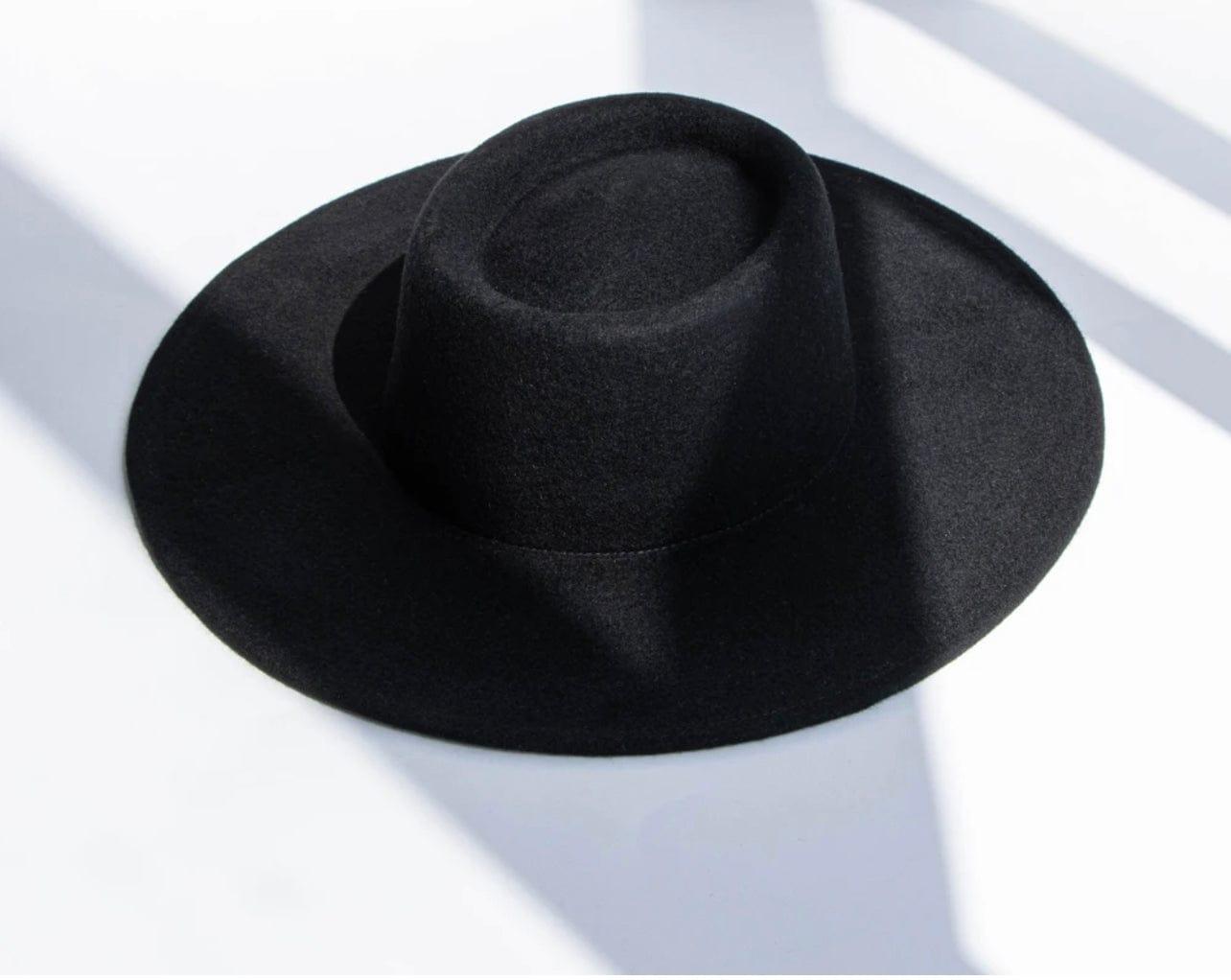 Round Wide Brim Fedora