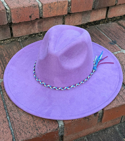 Limited Vegan Suede Hat Blank, Hat for Burning, Hat Pyrography, Fedora Hat, Wide Brim Hat, Hat for Engraving - AccessorizmeeWholesale