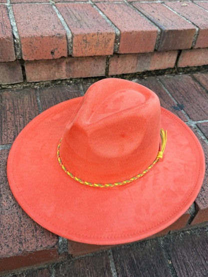 Limited Vegan Suede Hat Blank, Hat for Burning, Hat Pyrography, Fedora Hat, Wide Brim Hat, Hat for Engraving - AccessorizmeeWholesale