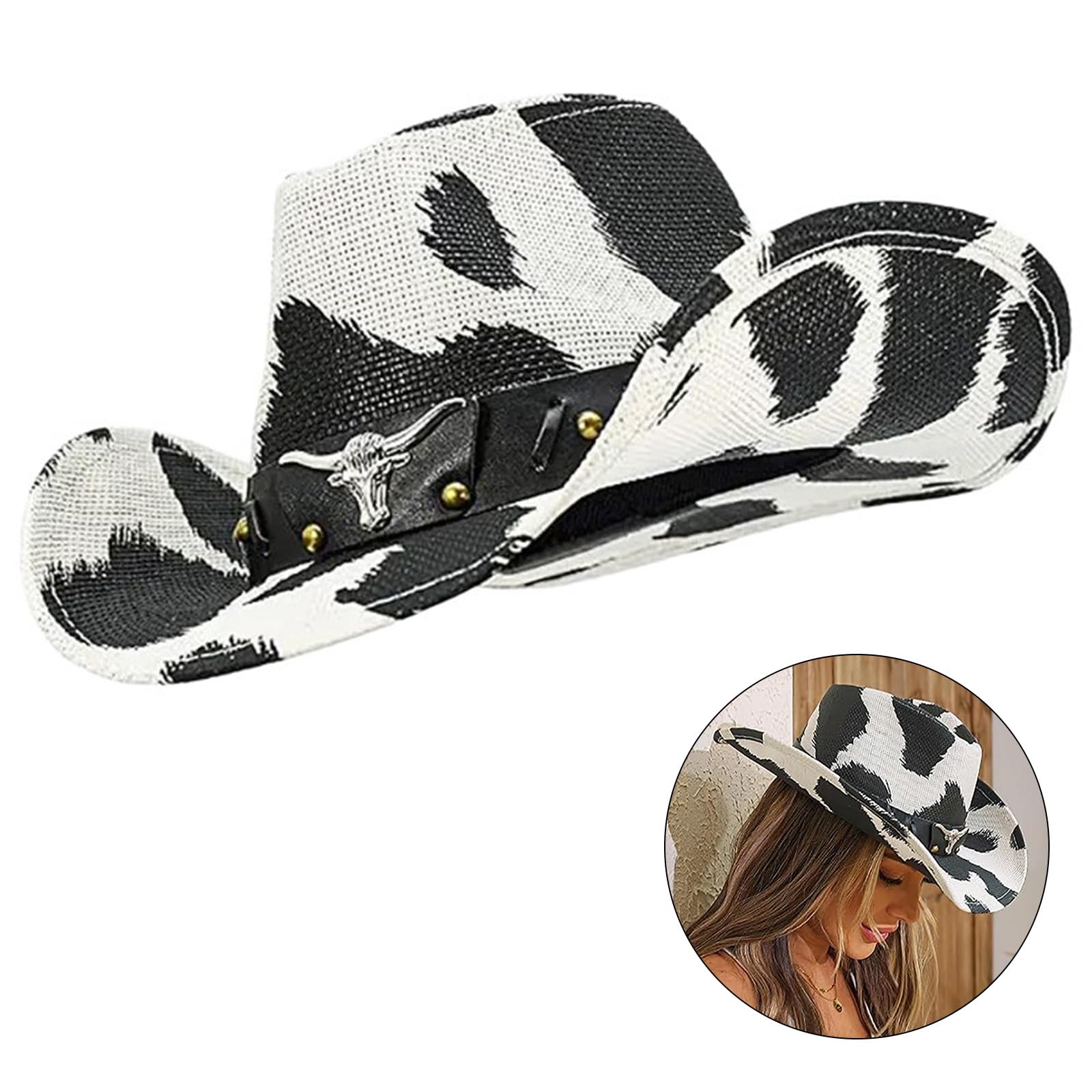 Moover Straw Cowboy Hat - AccessorizmeeWholesale