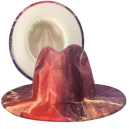 NEW Abstract Stiff Fedora - AccessorizmeeWholesale