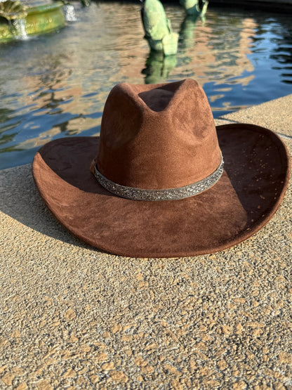 Night Rise Suede Cowboy Hat - AccessorizmeeWholesale