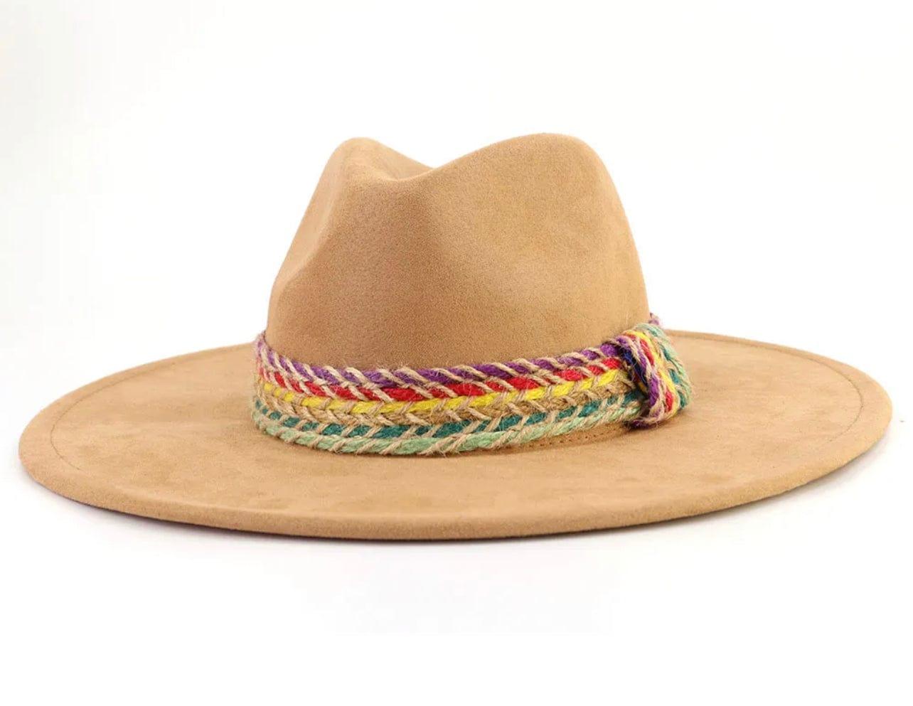 Premium banded Suede Fedora - AccessorizmeeWholesale