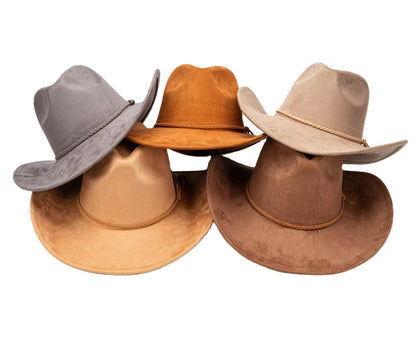 Premium Relaxed Suede Cowboy hat - AccessorizmeeWholesale