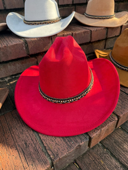 Premium Retro Suede pinched Cowboy Hat - AccessorizmeeWholesale