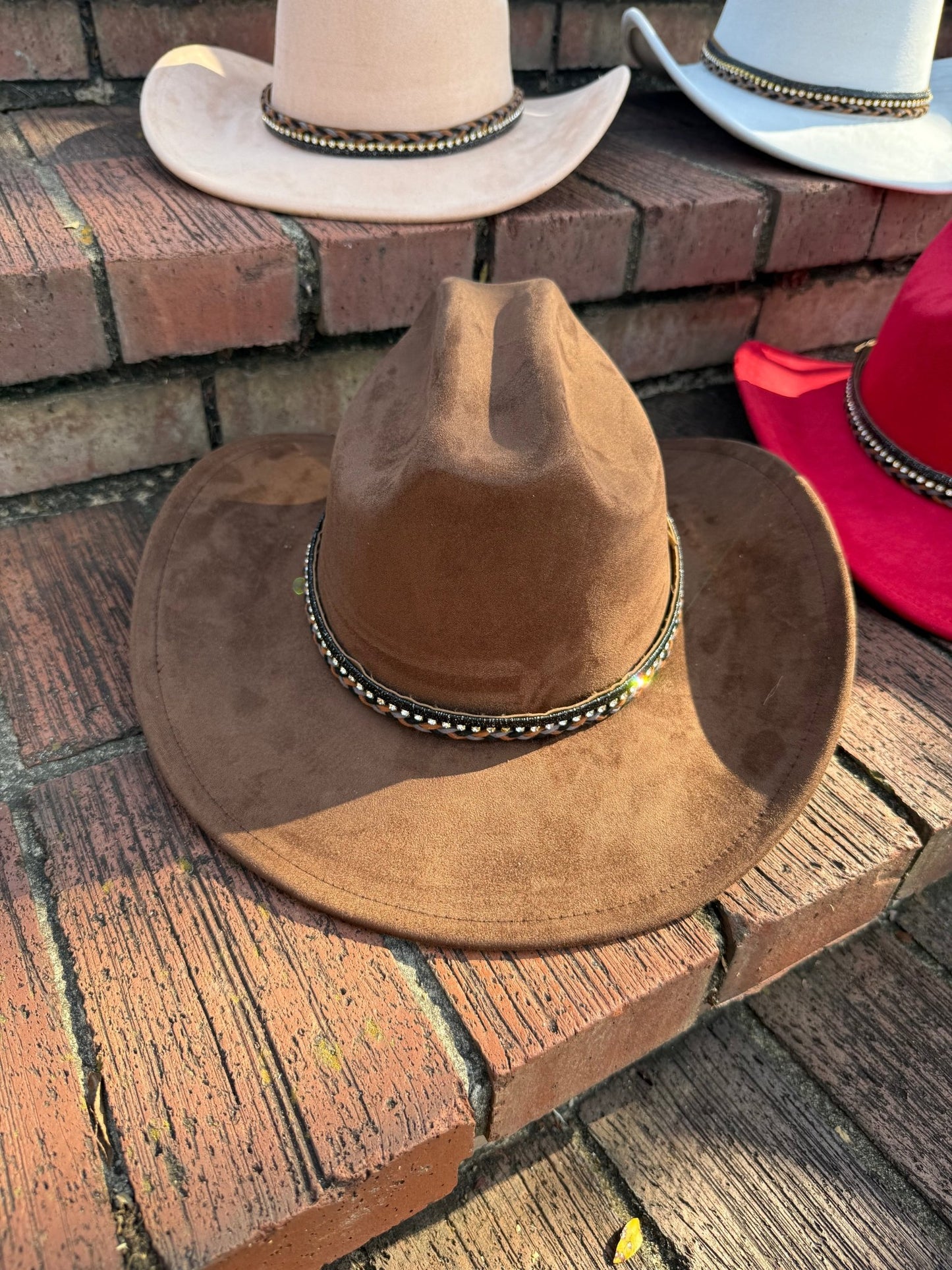Premium Retro Suede pinched Cowboy Hat - AccessorizmeeWholesale