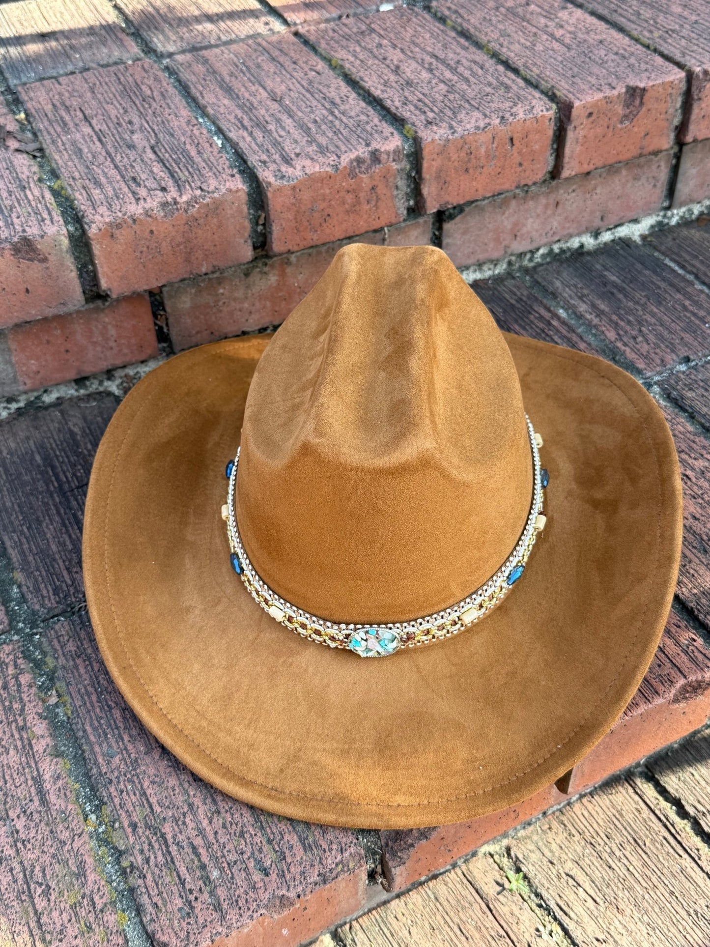 Premium Rockme Suede pinched Cowboy Hat - AccessorizmeeWholesale
