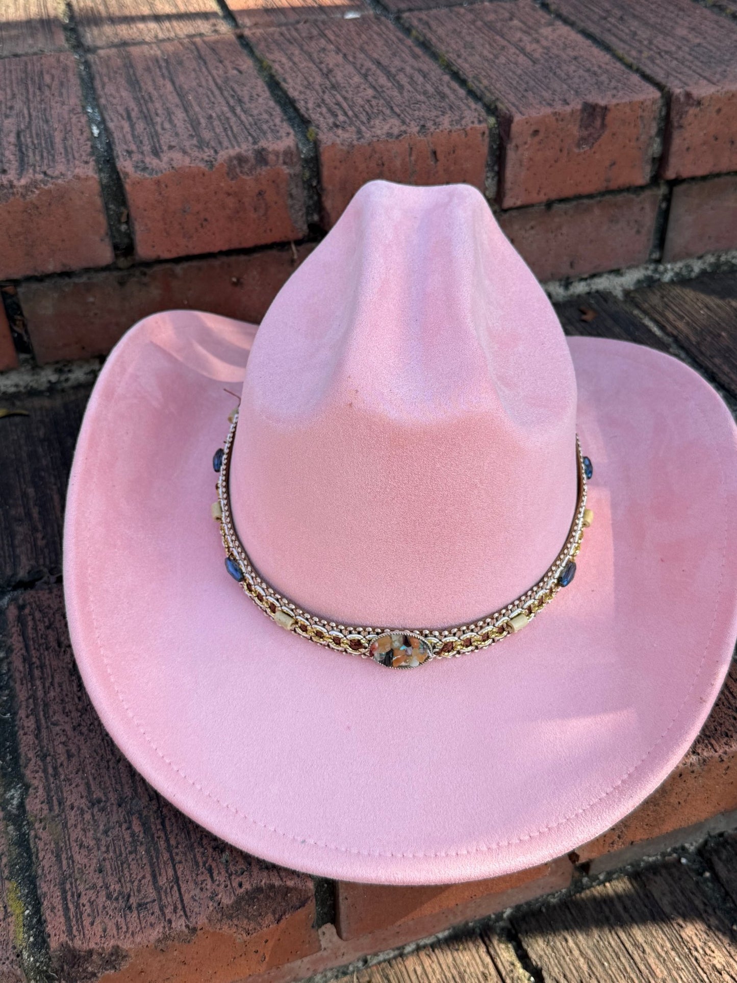 Premium Rockme Suede pinched Cowboy Hat - AccessorizmeeWholesale