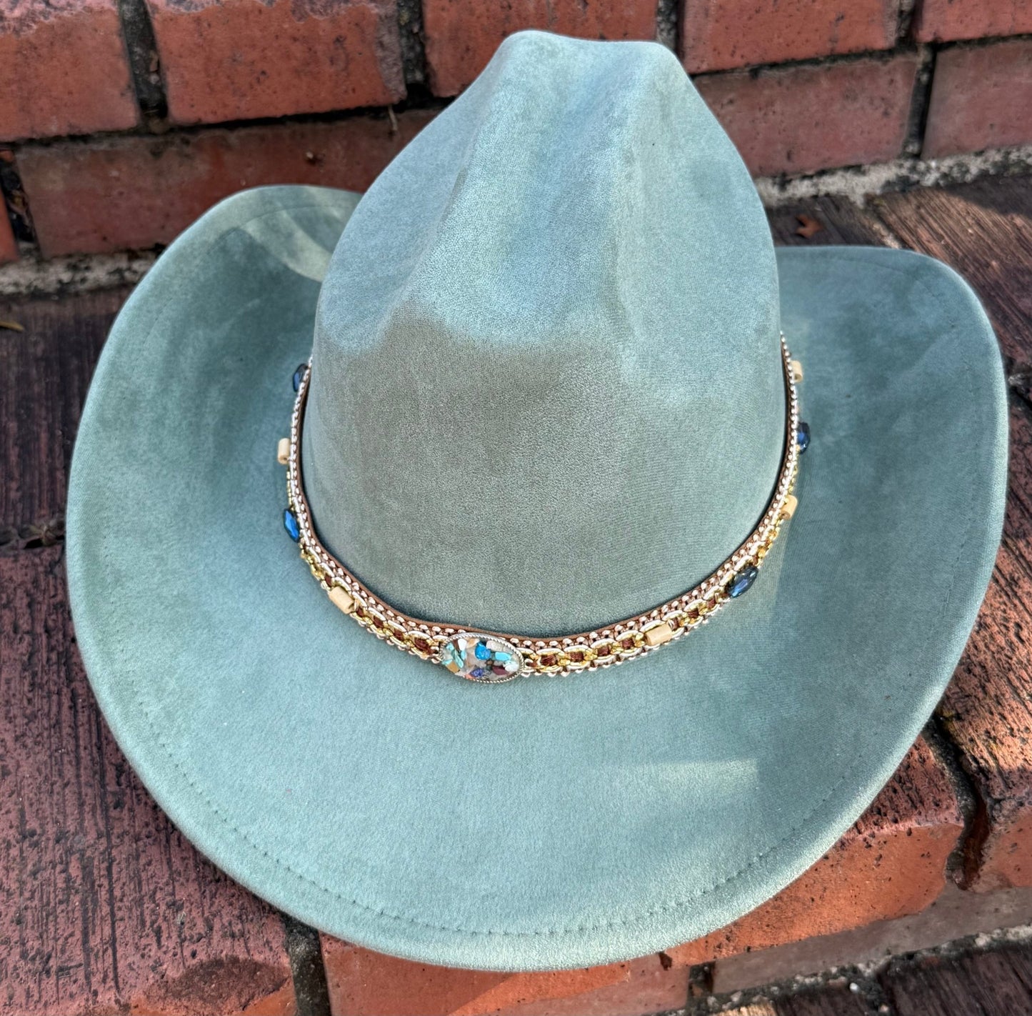 Premium Rockme Suede pinched Cowboy Hat - AccessorizmeeWholesale